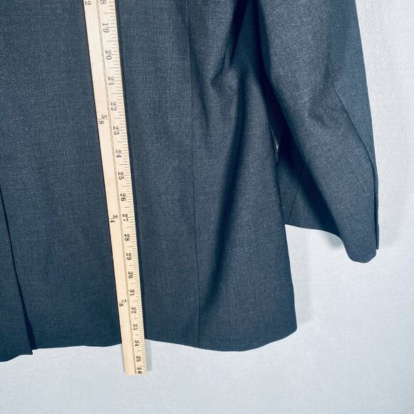 Brooks Brothers Suit Mens 48L Gray Wool 2 Piece Blazer Jacket Pants 38x30 - Picture 11 of 16